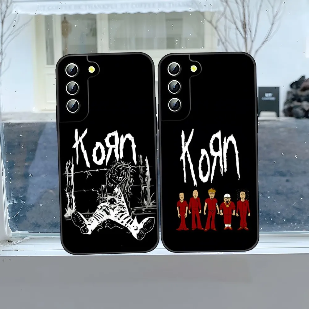 Korn Heavy Jonathan Davis Phone Case for Samsung S23 Ultra S24 S22 S20 Fe S21 Plus Galaxy A54 A34 A24 A53 M54 Note 20 Back Cover