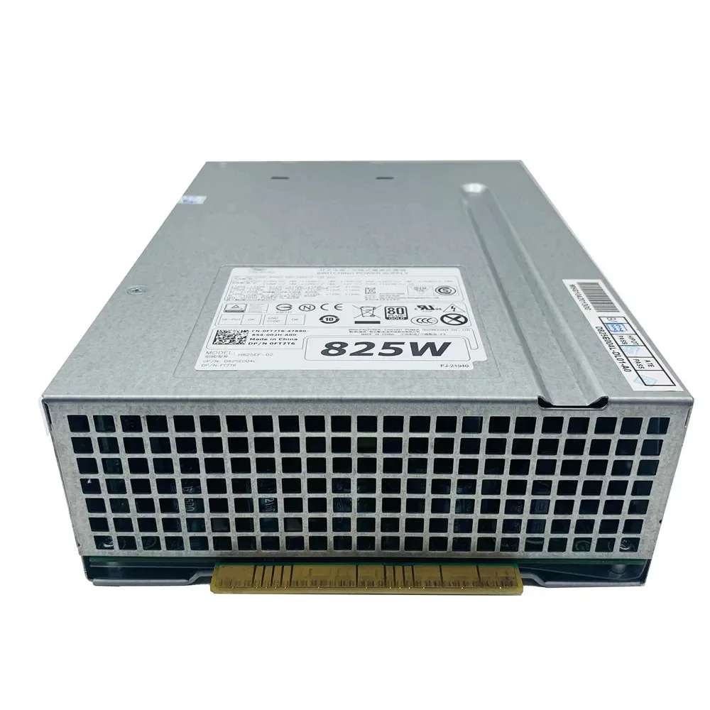 A=For DELL T5810 T7810 Workstation Power Supply 0C2TXD C2TXD 0FT7T6 FT7T6 H825EF-02 D825EF-02 825W 100% Tested