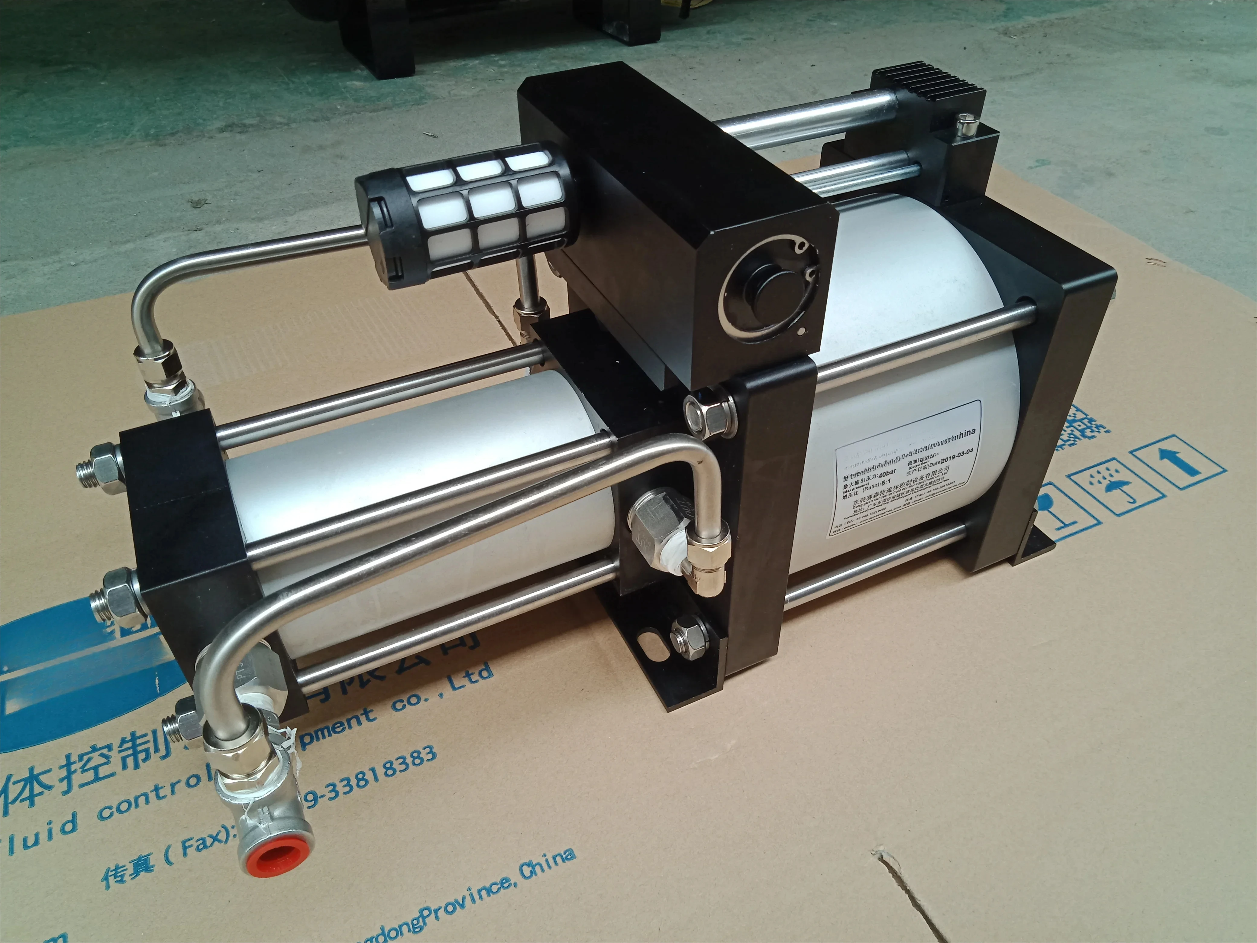 

Automotive Industry High Pressure Oxygen Pressure Booster Pneumatic Gas Booster Pump