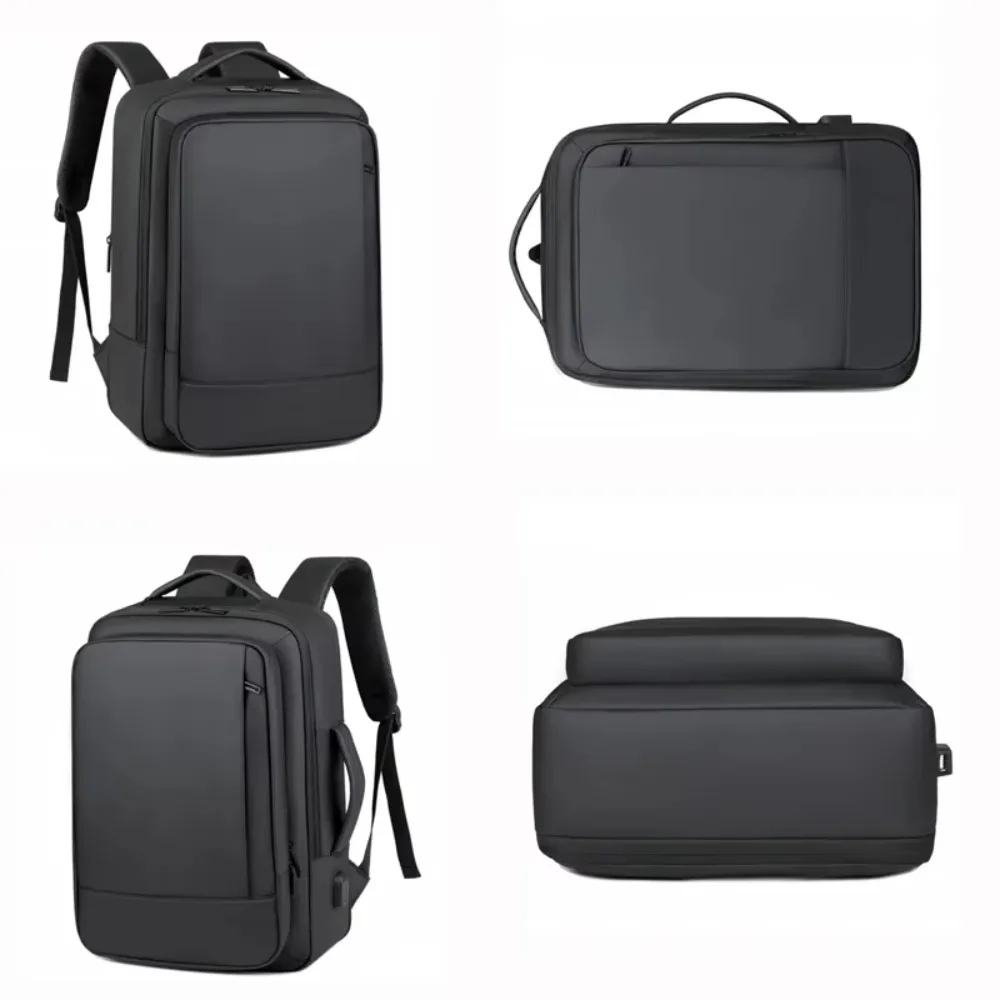 

Многофункциональный водонепроницаемый рюкзак для деловых поездок, однотонная сумка на плечо большой емкости, дышащая сумка для компьютера, офисная сумка