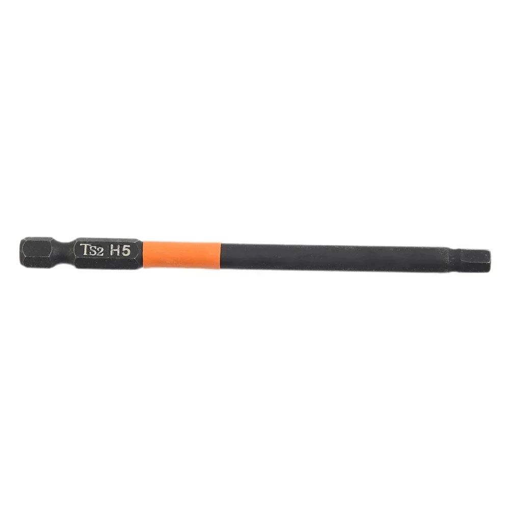 Chave de fenda elétrica para brocas sem fio 1, 4 Hex Shank, Black Quick Connection Design, Material de aço liga