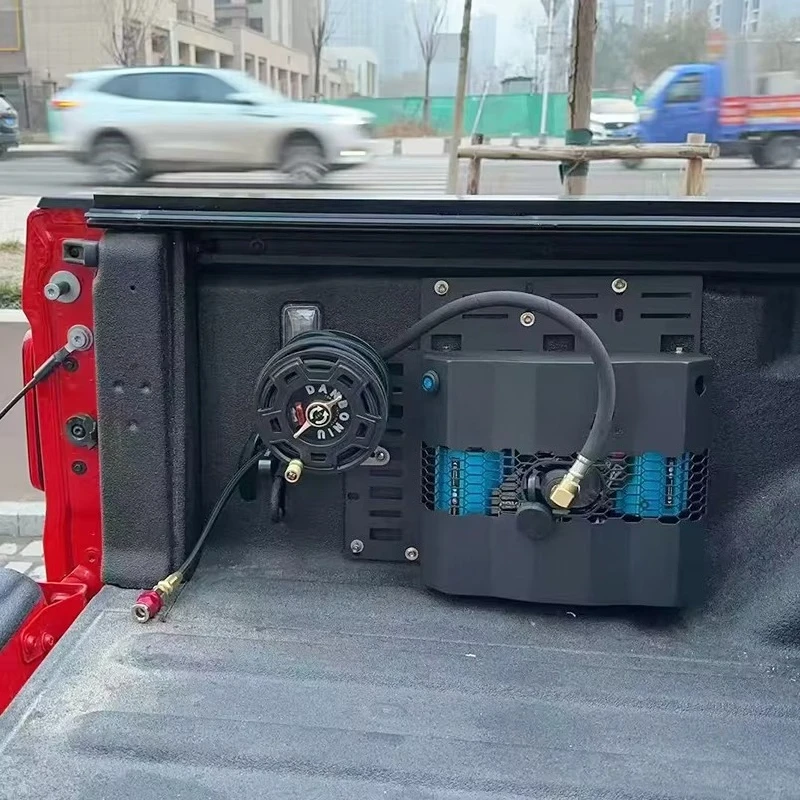

Portable Dual-cylinder Car air Pump for Off-road Vehicle Modification and Tire Inflation