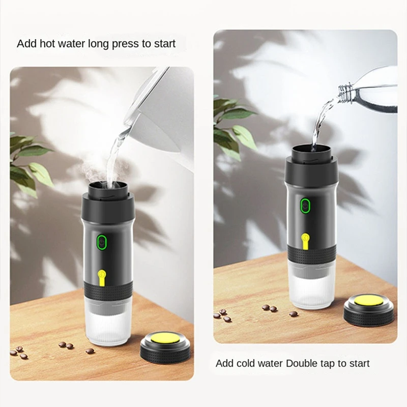 ماكينة اسبريسو إيطالية محمولة ، ماكينة صنع القهوة الكهربائية ، ماكينة الإسبريسو للتخييم ، السفر ، RV ، 60