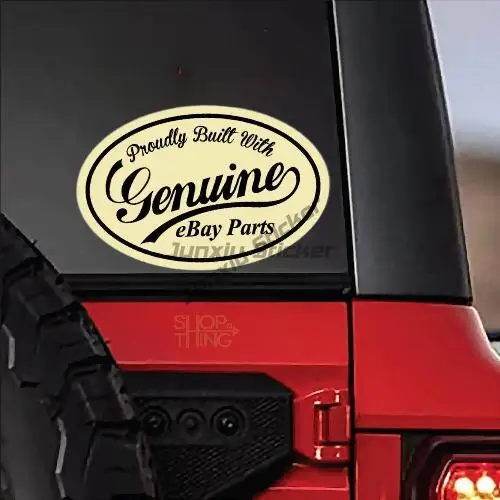 فخور بنيت مع أجزاء موقع ئي باي ملصق مائي سيارة السيارات الوقود سباق غطاء الخدوش الوفير هيكل السيارة الزجاج الأمامي الديكور #3