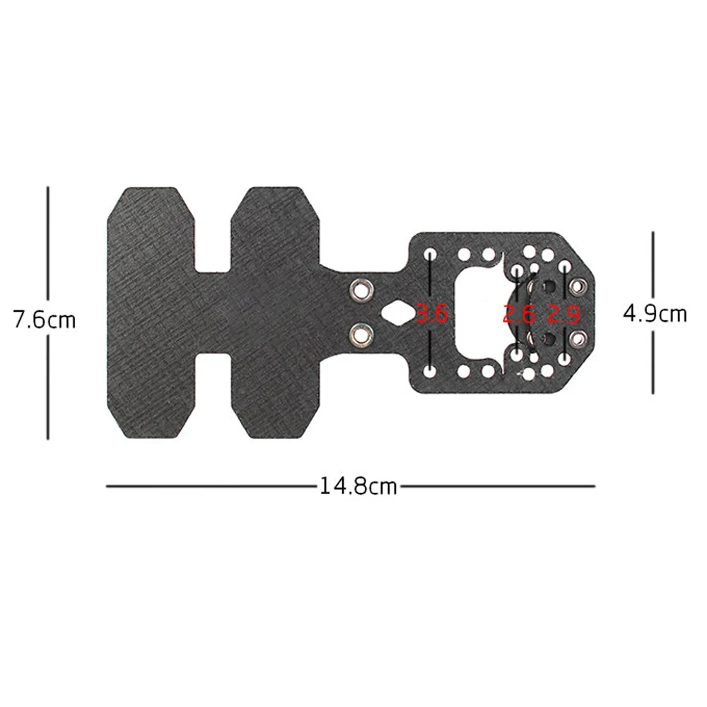 Outdoor Tactical Vest Universal PTT MOLLE Mounting plate fixing plate Expansion plate
