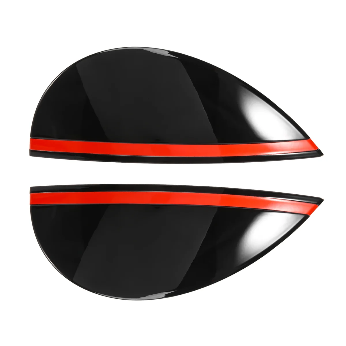 لامعة الأسود المصابيح الأمامية الحواجب الجفون غطاء رمش رئيس ضوء مصباح ملصقات لميني كوبر F54 F55 F56 F57 R55 R56