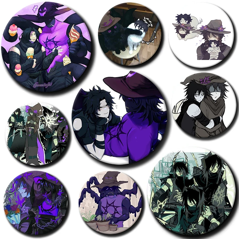 Azure Anime Soft Button Pin Azure x Two Time Fanart Brooch Azuretime Badge backpack Decor Accessories Fans Collect Friends Gifts