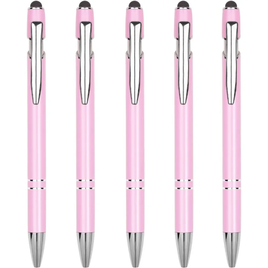 

Шариковая ручка Металлический мягкий стилус для сенсорных экранов Выдвижная тактильная поворотная ручка Массовые ручки для подарков Офисные принадлежности Средний