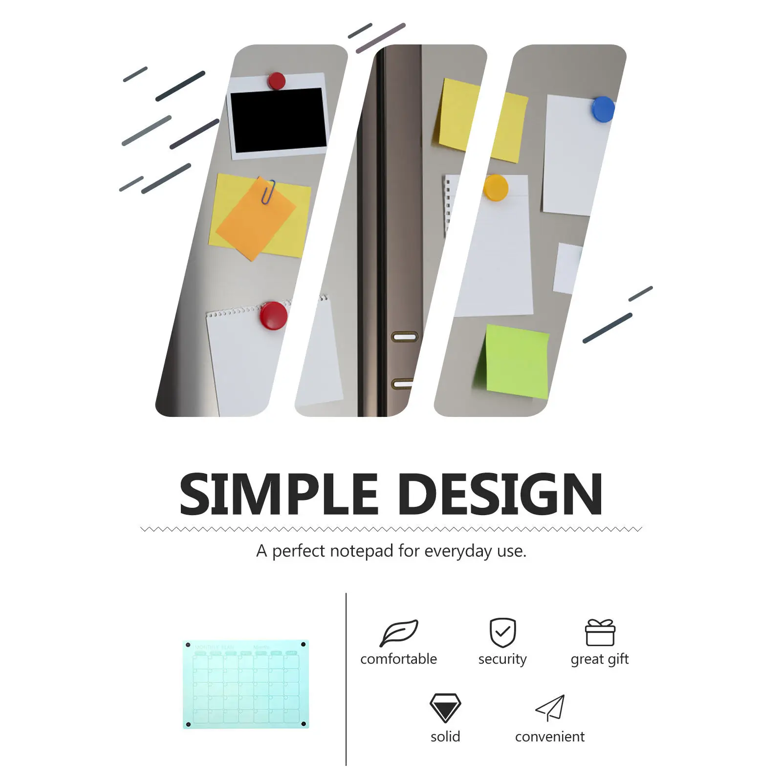 

Magnetic Whiteboard Dry Erase Monthly Planner For Fridge Acrylic Schedule Board Kitchen Organizer Colored Refrigerator