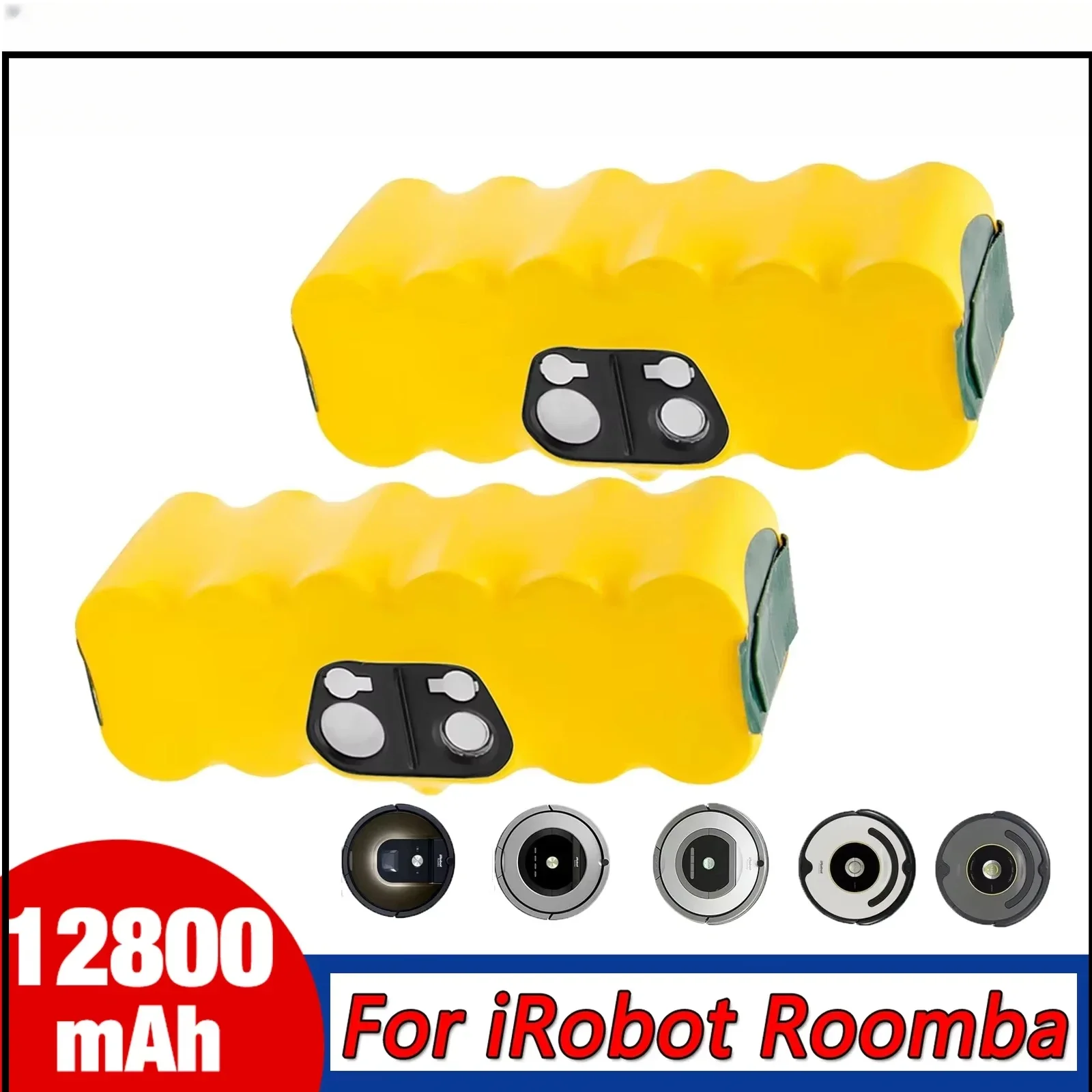 2025 New14.VFor iRobot Roomba 500 Vacuum Cleaner Battery900 985 980 960 785 530 560 650 630 620 650 770 780 Rechargeable Battery