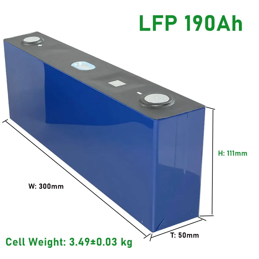 3,2 V neue Calb 190ah Lifepo4 Batterie prismatische wiederauf ladbare Zellen für Solarenergie speicher Caravan Yacht 12V 24V Batterien Pack