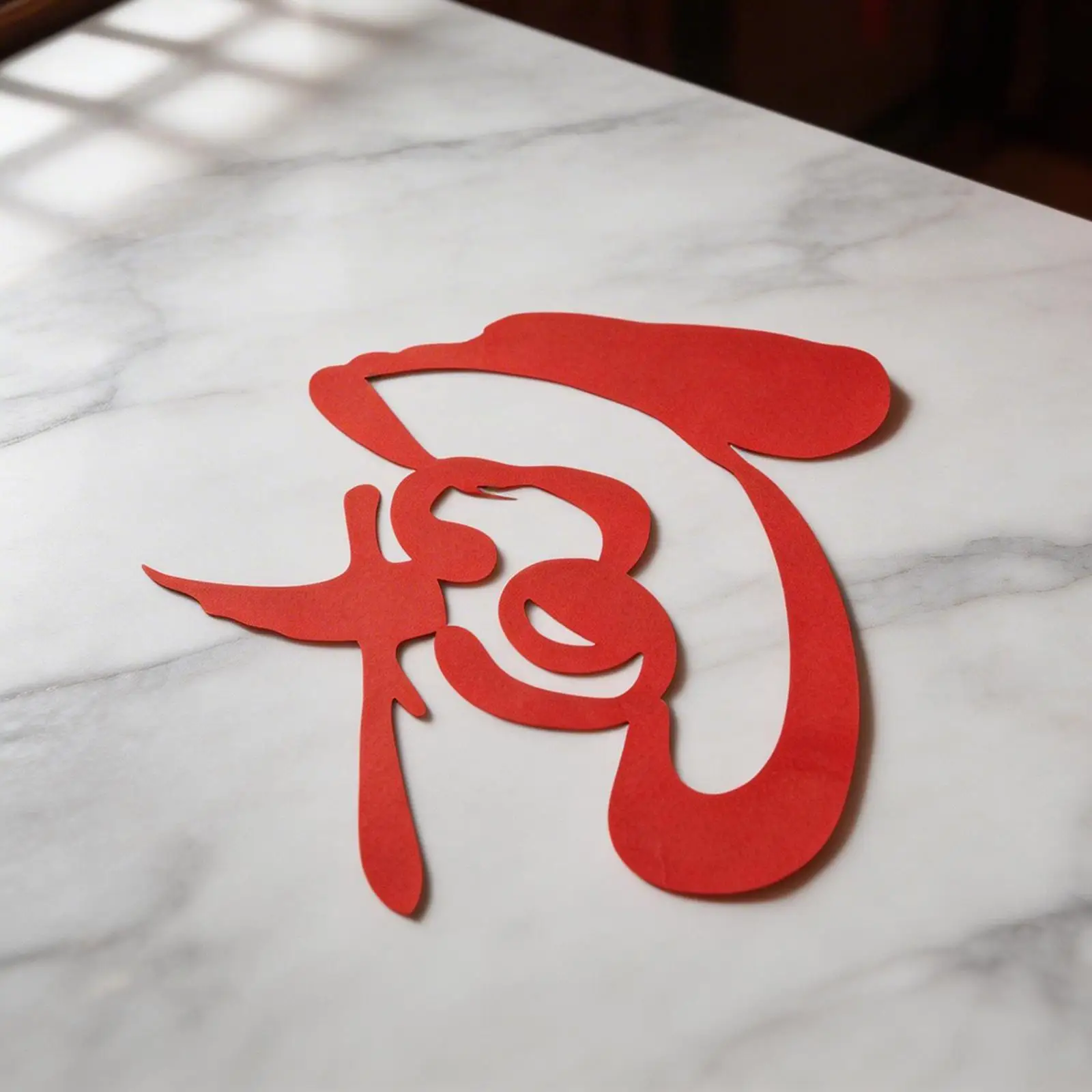 Chinese Style Vietnamese Characters Door Wall Decoration Made of Soft Flocked Fabric for New Year Seasonal Decoration