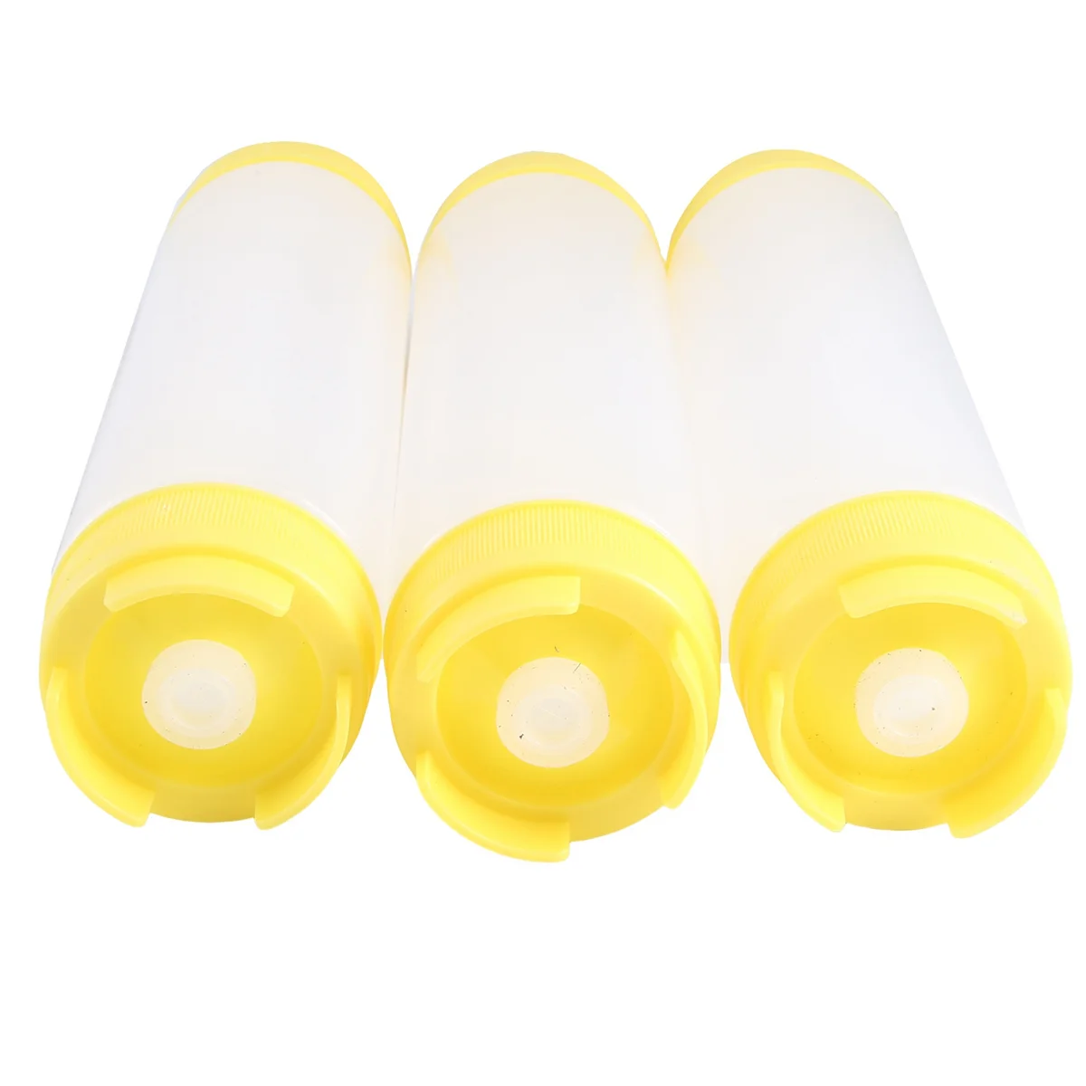 16Oz Inverted Plastic Squeeze Bottles, Refillable Tip Large Valve Dispenser Condiment Squeeze Bottle for Sauces Ketchup HOT