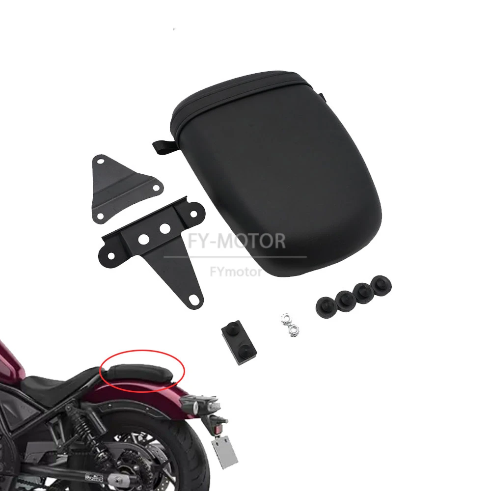 

Motorcycle Rear Pillion Passenger Seat Cushions Cover Fit For Honda Rebel 1100 CMX1100 2021-2023