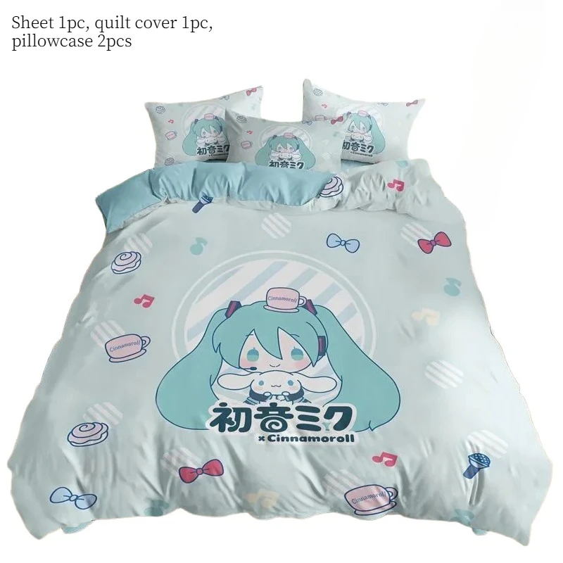 初音ミク ベッドシーツ 4点セット 1.5m/1.8m