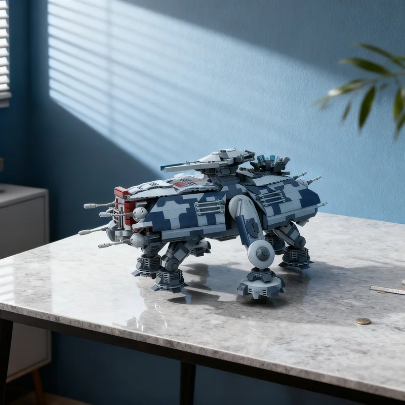 

2761 деталь MOC AT HTE Вездеходный Тяжелый Тактический Бронированный Вездеход (Модель Star Battle) — Конструктор, Креативный Подарок, Декор для Дома, Сборная Модель для Взрослых