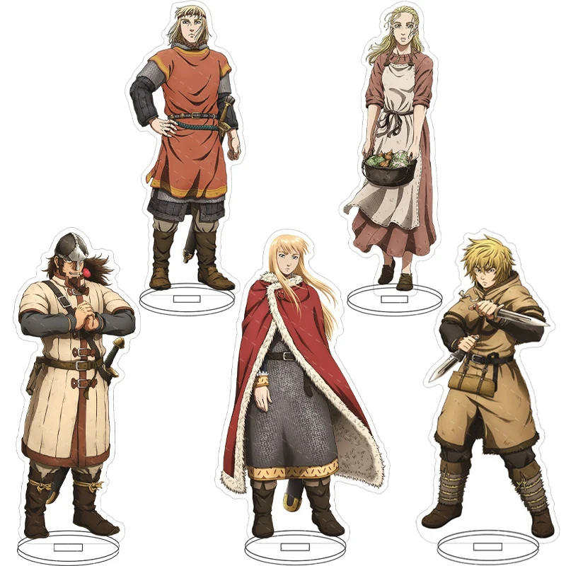 Figura de Anime de 16 cm, Vinland Saga, Thorfinn Karlsefni, Canute Askeladd, Thors, Thorkell the Tall, Soporte Acrílico, Adornos, Regalos