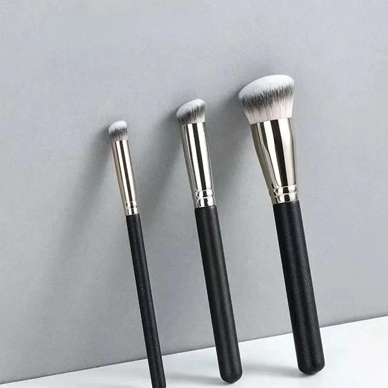 Makeup Brushes Foundation Concealer Angled Seamless Cover Synthetic Dark Circle Liquid Cream Cosmetics Contour Brush Beauty Tool