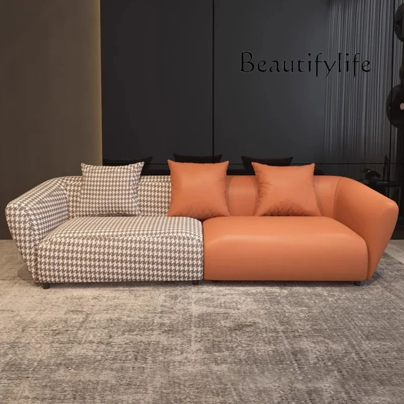 LL Открытый напольный диван для гостиной Изогнутый садовый салон Минималистичные диваны Расслабляющая прихожая Дешевая роскошная деревянная мебель Divano для дома