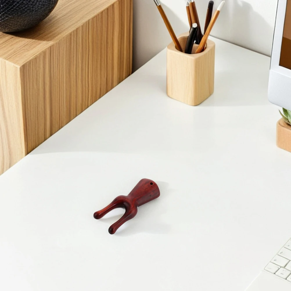 

2 шт. деревянный массажный инструмент для носа Гуаша, деревянный массажер для лица Гуа Ша, ручной массажер для лица для стимуляции акупунктурных точек, меридиан, портативный