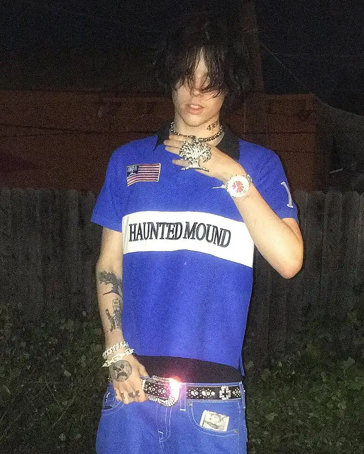 Haunted mound ポロシャツ M HAUNTED MOUND ポロシャツ 黒 swag ビックポニー 翌日発送 - メルカリ