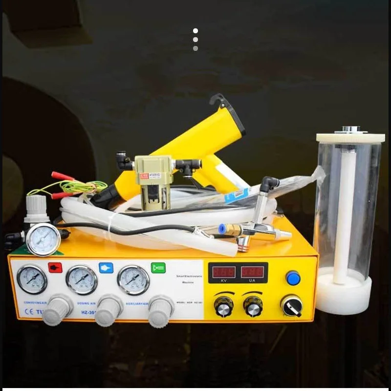 Small Electrostatic Powder Spraying Machine Funnel Experimental Spray Gun for Precision Applications