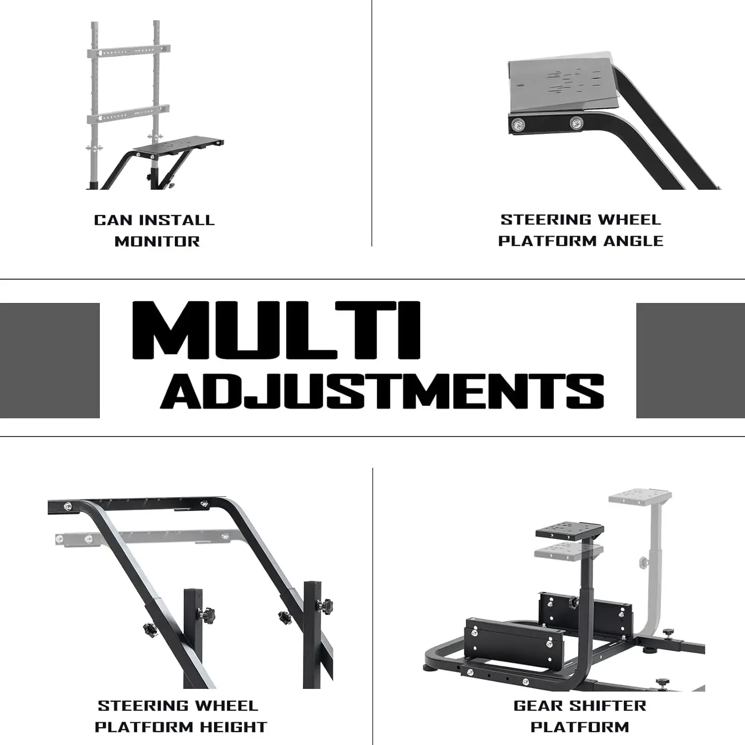 G29 Racing Simulator Cockpit mit Sitz passend für Logitech/Thrustmaster/Fanatec