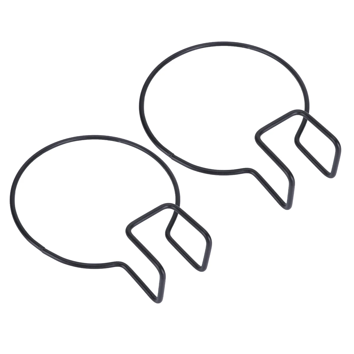 2 قطعة شرفة دائم اناء للزهور قوس سهلة التركيب نبات الحديد شماعات جدران داخلي في الهواء الطلق أصحاب وعاء النبات شماعات جدران #3