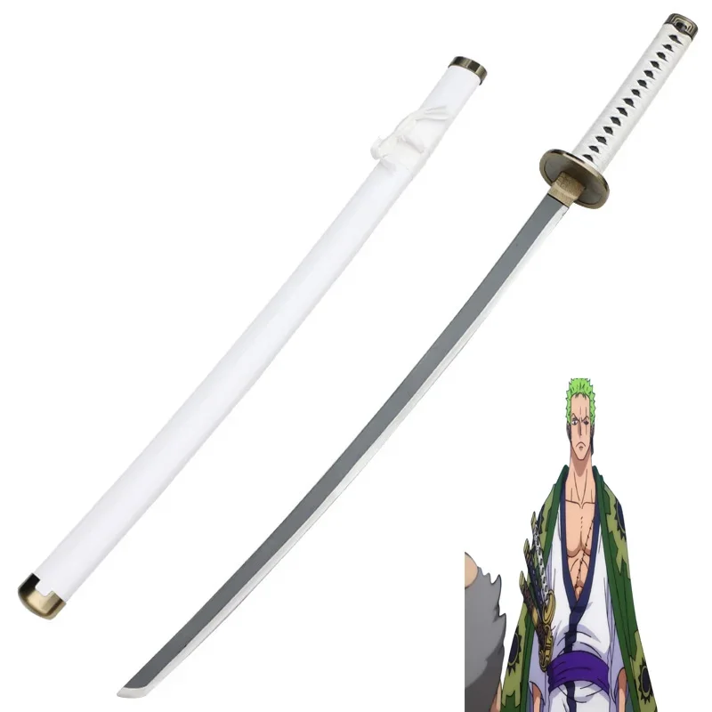 

104cm Cosplay He Dao Roronoa Zoro Model Katana Role Play Sauron Qiu Shui 41inch Wood Weapon Sword