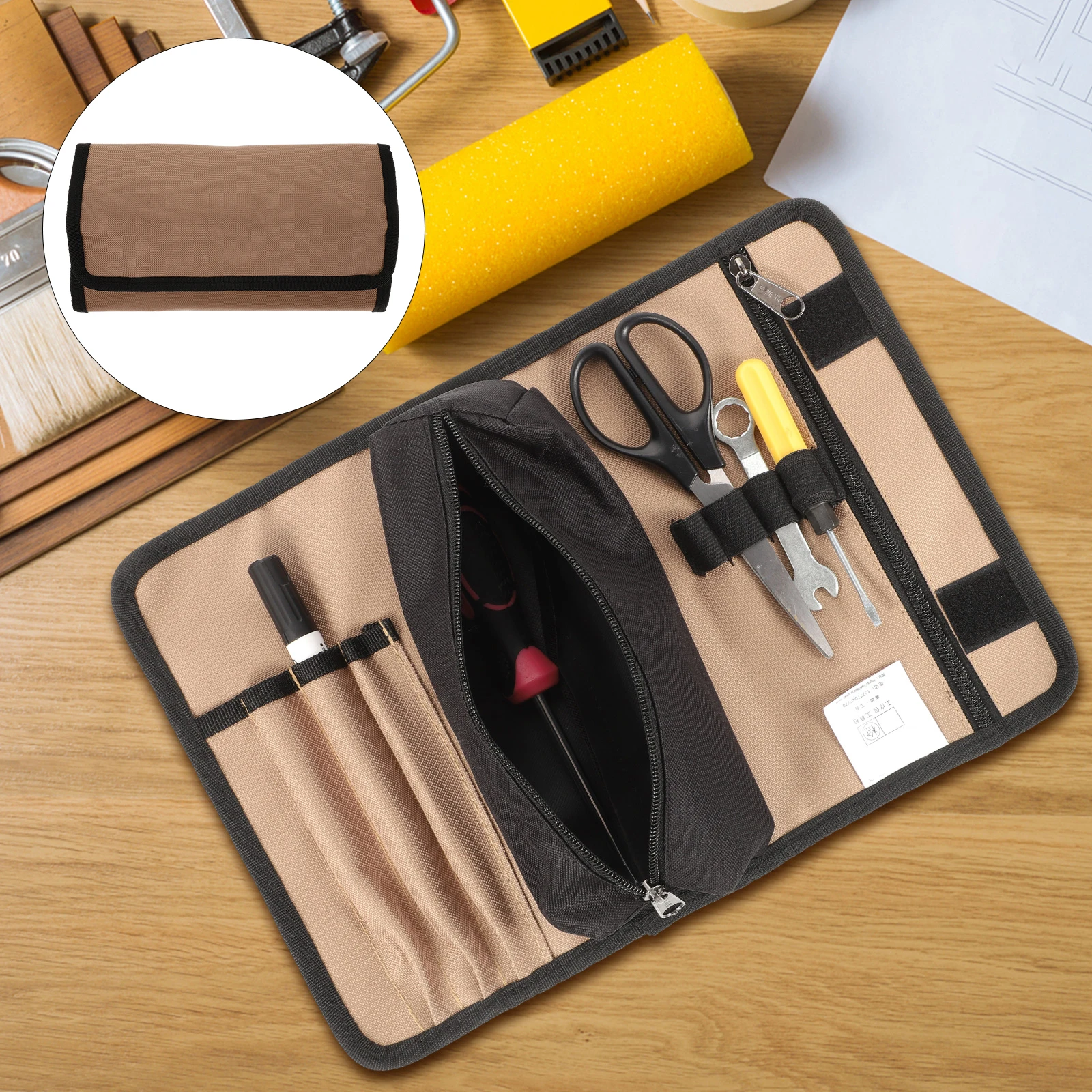 

Hand Tool Bag Heavy Duty Nylon Pouch Multi Purpose Storage Tools ganizer Zipper Portable 600D Oxford Cloth Large Capacity Small