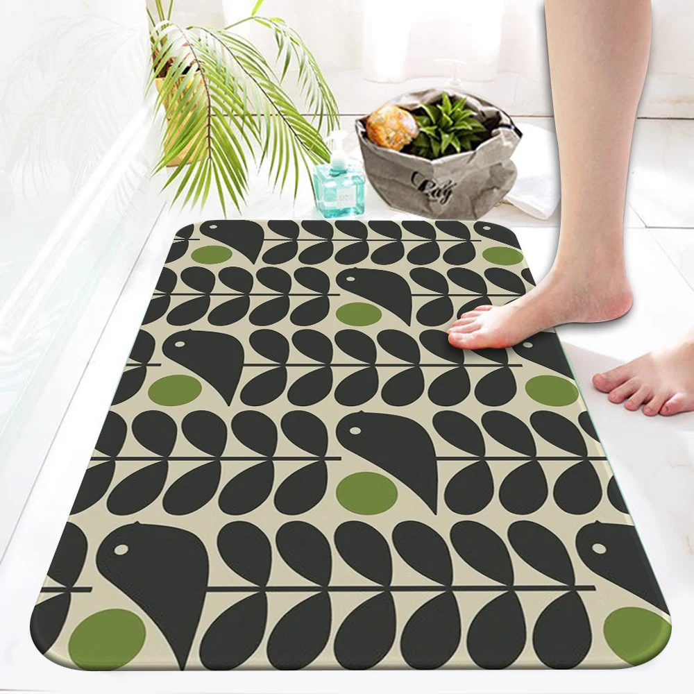 Orla Kiely Tappeto da terra Lavabile Antiscivolo Soggiorno Divano Sedie Tappetino da cucina Alfombra