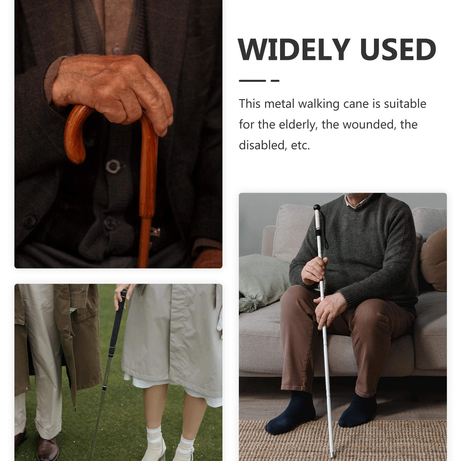 

Trekking Pole Walking Stick Telescopic Cane Holiday Necessities Anti-slip Hiking Aluminum Alloy Sticks Travel