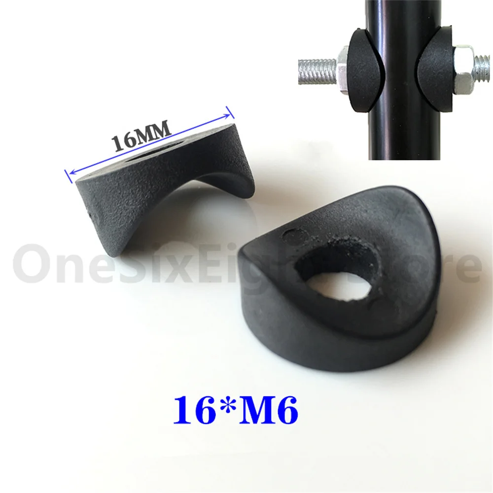 Black Plastic Round Washer Hole Plug 16x6mm-25x8mm Protection Gasket Dust Seal End Cover Caps For Pipe Bolt Furniture