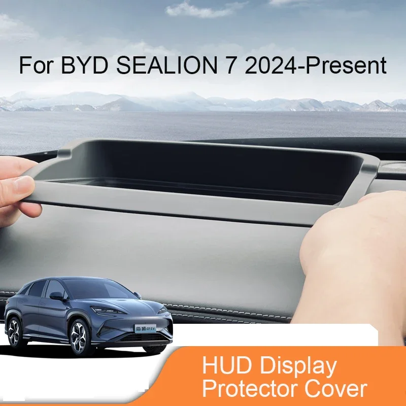 

For BYD SEALION 7 EV 2024-2026 Car Hud Display Protective Cover HD Tempered Glass Anti Reflection Head Up Display Protector