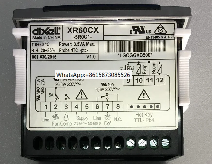 1PC New Digital Controller For DIXELL XR60CX-5R0C1 COMMERCIAL FRIDGE