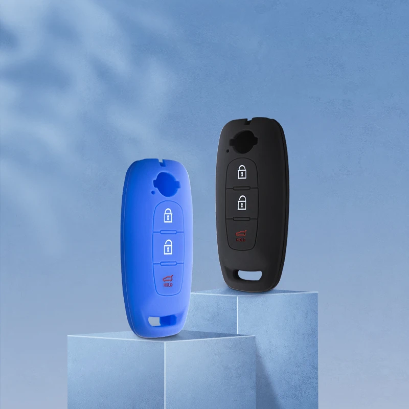 سيليكون سيارة عن بعد غطاء حامي حامل غطاء الملحقات لنيسان X-trail T33 ركلات قاشقاي J12 Juke Teana Altima Ariya #2