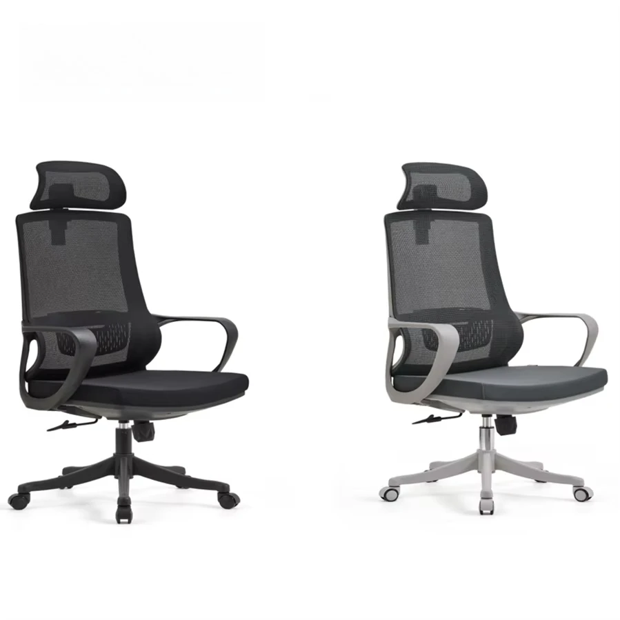 

Ekintop Modern Chrome Mesh Office Chair-Ergonomic Executive Visitor Work Chair With Adjustable Height And Swivel Base