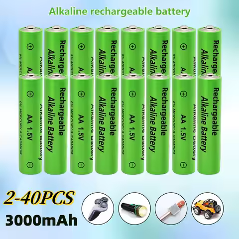 2024 New AA Battery 3000 MAh Rechargeable Battery NI-MH 1.5 V AA Battery for Clocks, Mice, Computers, Toys So on Toys