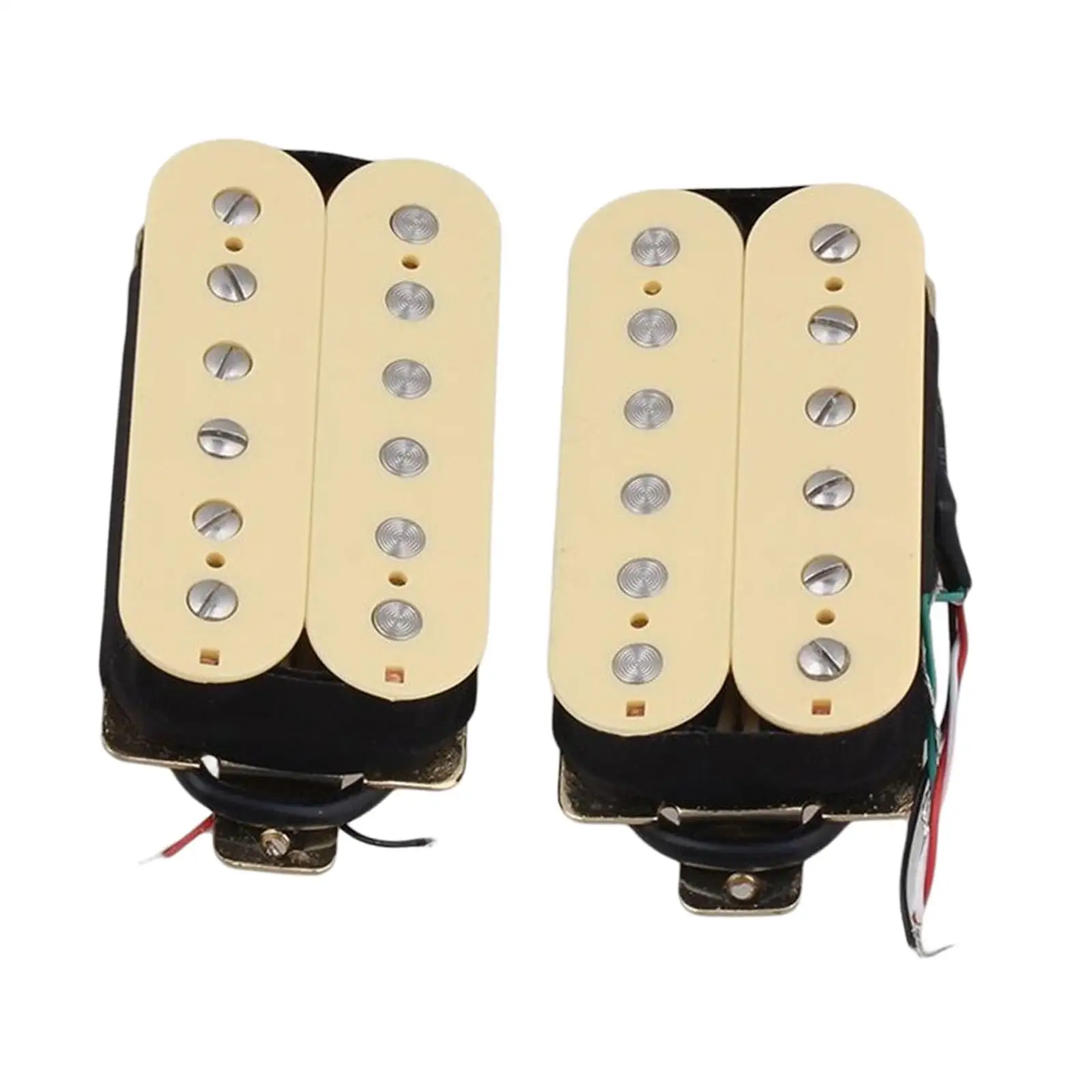 2Pcs Double Coil Pickups Alloy Musical Instrument Parts for Acoustic Electric