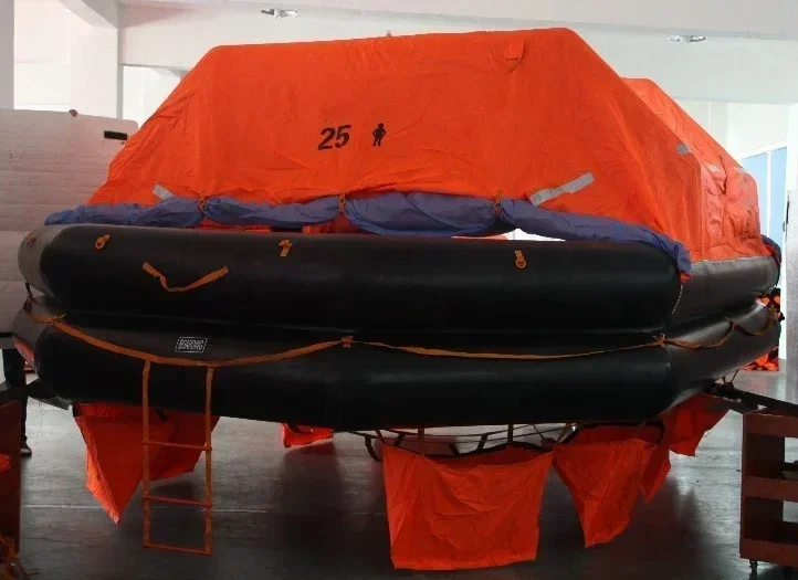 Zattera galleggiante di salvataggio di emergenza per barca oceanica gonfiabile 8P 12P 16P in vendita