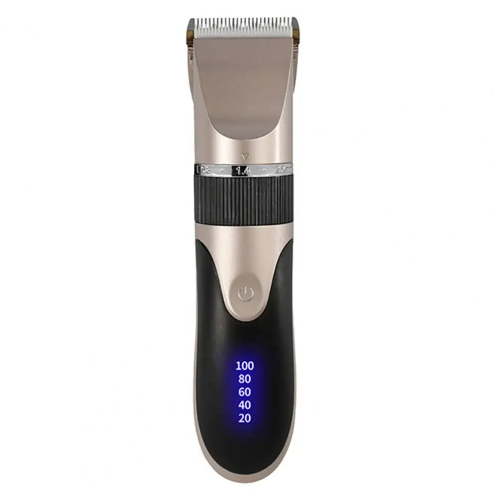 Razors Ceramic Blade Electric Hair Clipper Digital Display Hair Trimmer USB Rechargeable Hair Cutter Barber Machine