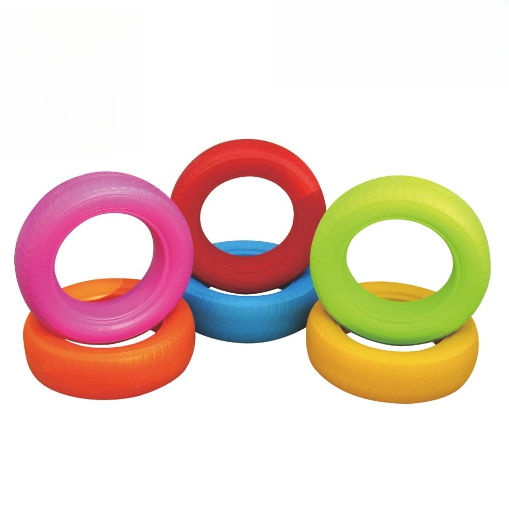 

Playground Equipment, Rotomolded Tire Barrier, Suitable for Kids Park and School Use, Durable Plastic, Customizable Colors