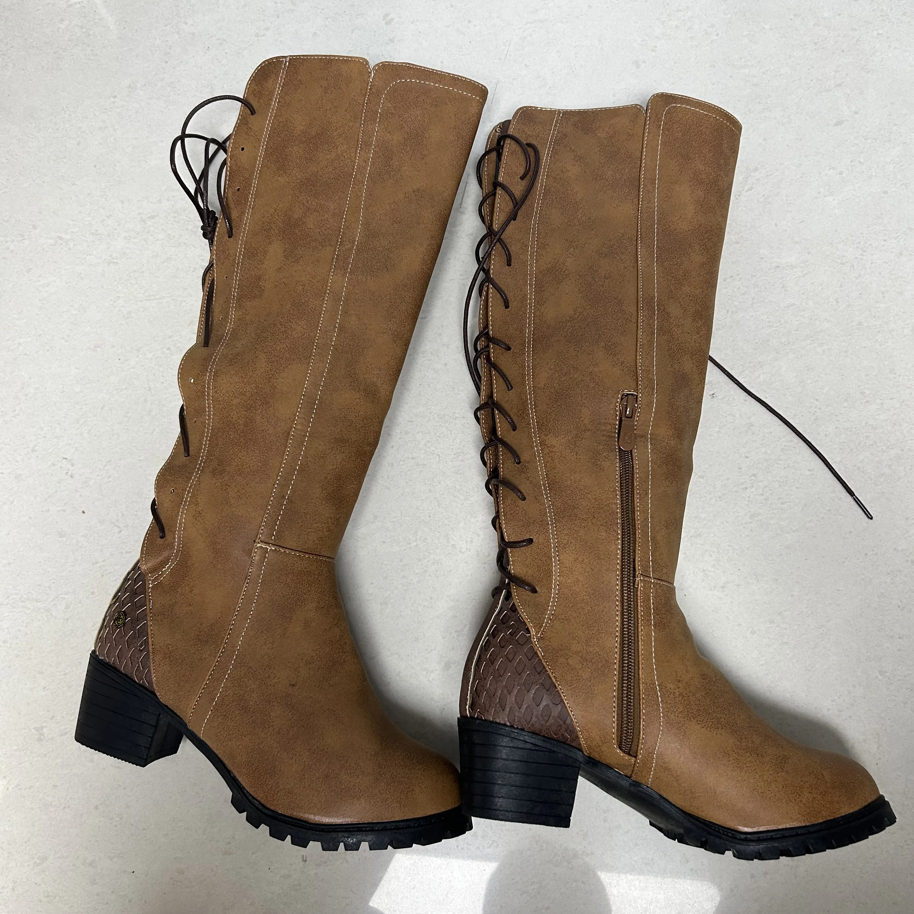 Medieval Women Retro British Style Lace Up Leather Boots Carnival Men Knight Prince Cosplay High Heel Shoes Vintage Bandage Boot