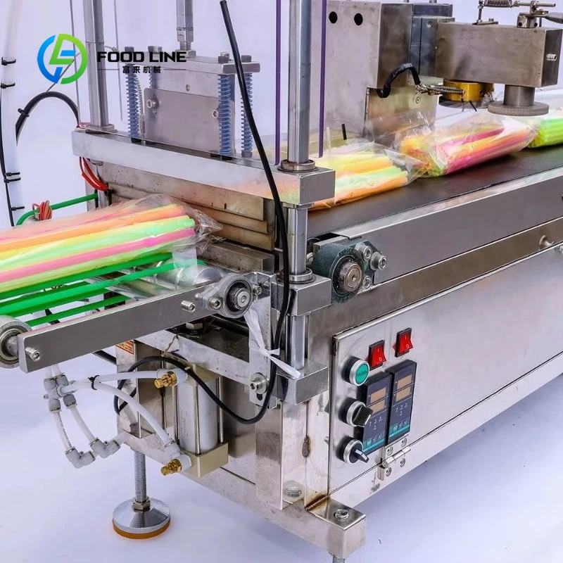 Customized High Speed Fully Automatic Drinking Straw Packing Machine Line for Efficient Food Beverage Industry Packaging
