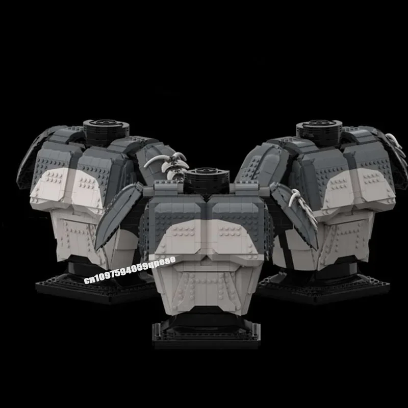 Nieuwe 2376 Stuks Beroemde Ster Battle Film Moc Commander Buste Helm Model Custom Puzzel Diy Creatieve Ideeën Kinderen Speelgoed Verjaardagscadeautjes