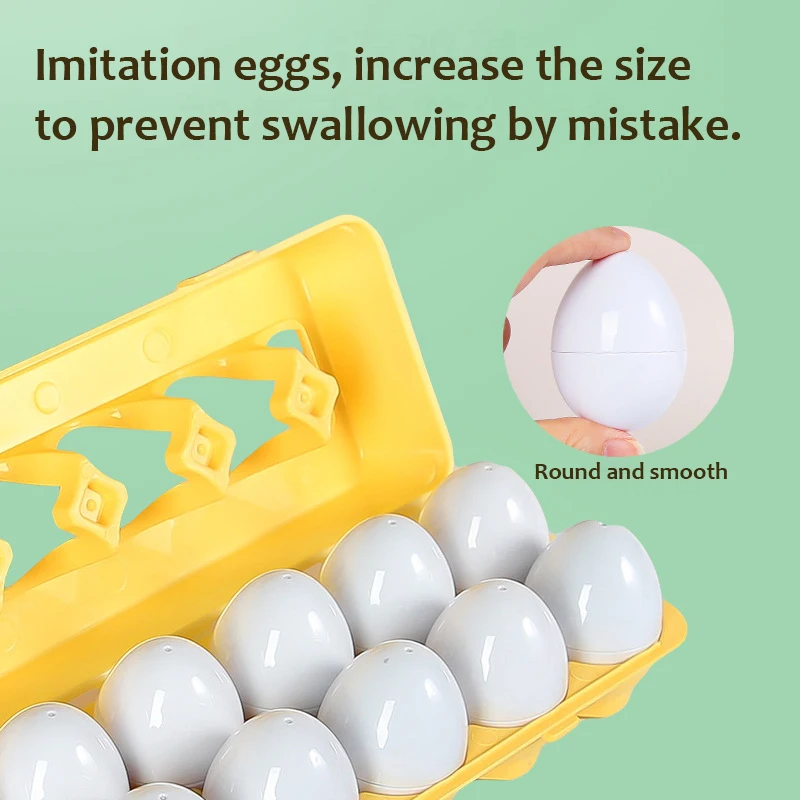 لعبة أطفال على شكل بيض مطابق للرسوم المتحركة على شكل ديناصور مونتيسوري بيض ذكي لعبة تعليمية للأطفال هدايا للأطفال