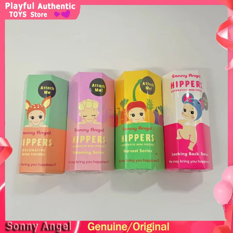 

Sonny Angel Hippers Mini Figures Dreaming Harvest Series Looking Back Series Blind Box Mystery Box