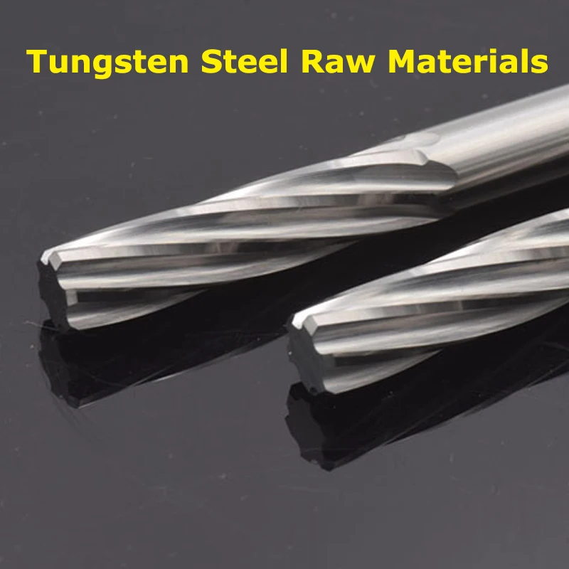 YZH 6.01mm~7.39mm Machine Reamer HRC50 HRC60 Spiral Groove Tolerance +0+0.005 Inner Hole Harened Steel Metal Cutter CNC