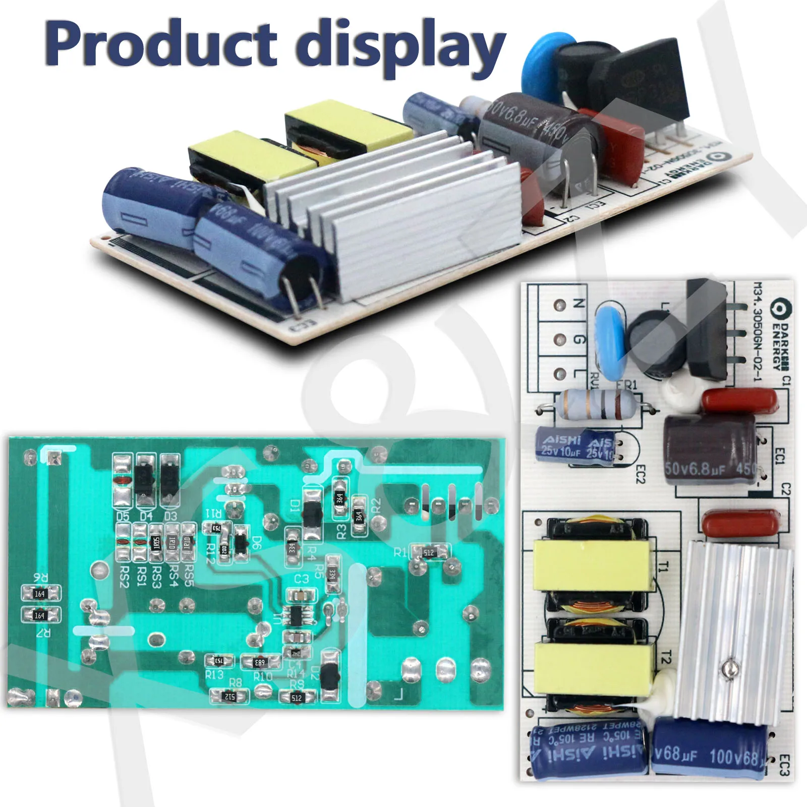 LEDs Driver 30-50W Non Isolated Driver DC40-80V Strobe Free Adapter 560mA For Track Lamp Flat Panel Lamp lighting Accessory DIY