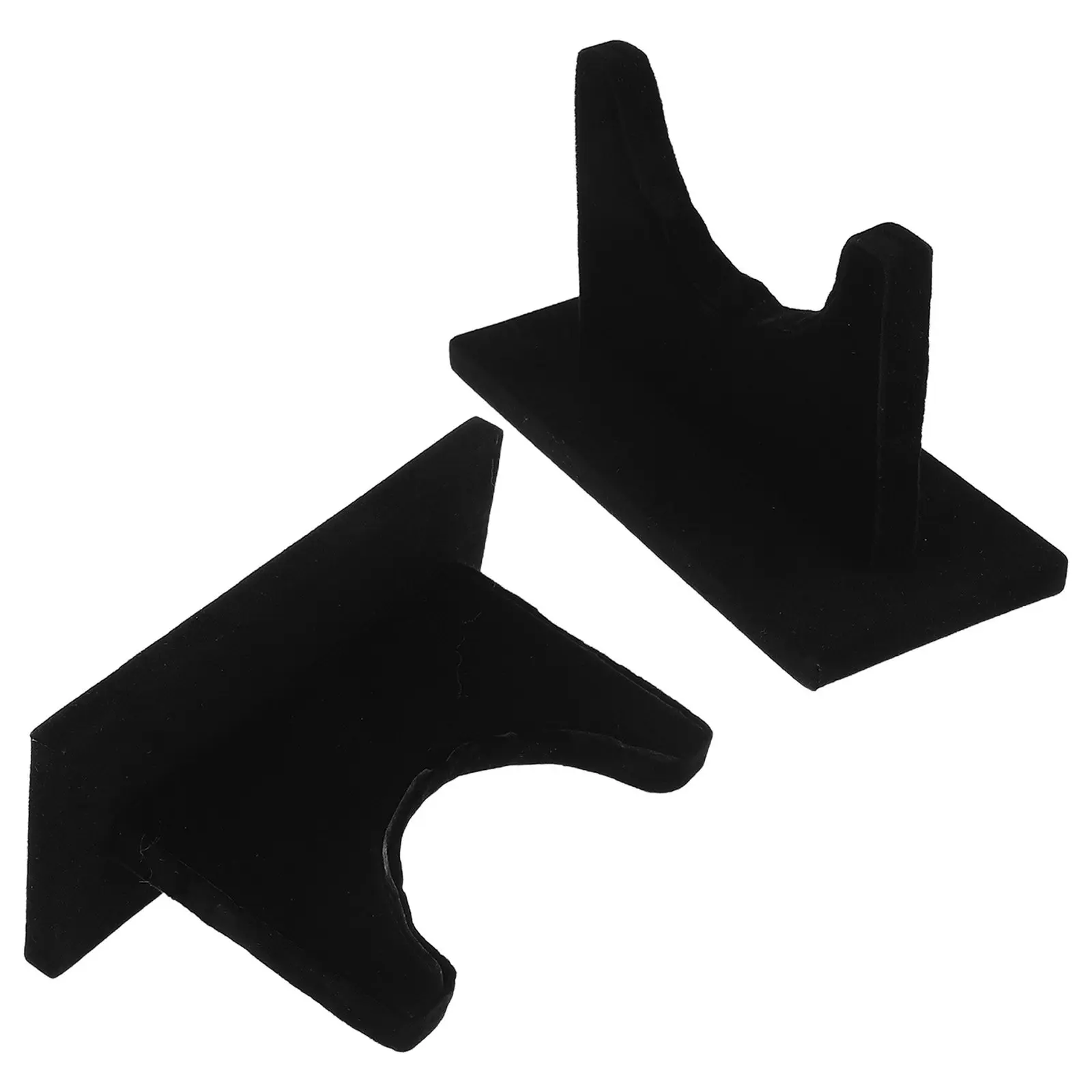 

2Pcs Jewelry Organizer Stand Single Groove Stable Display Base Holder for Bracelets Watches Headbands Desktop Jewelry Storage